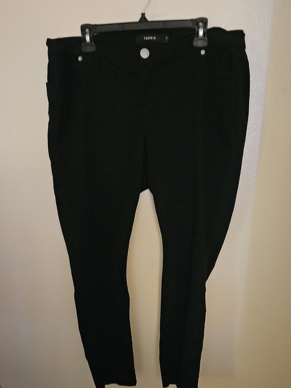 Torrid Black Slim High-Rise Pants